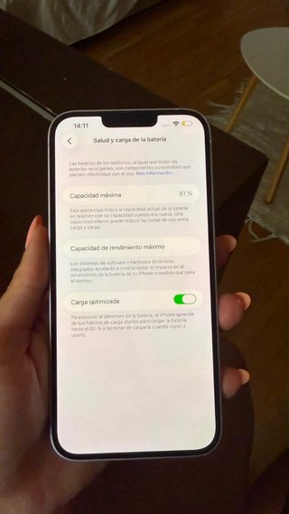 iPhone 14 Plus 256GB 81% Batería
