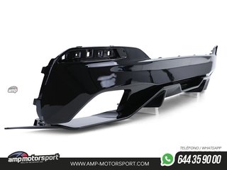 DIFUSOR TRASERO BMW SERIE 5 G30 / G31 2017- NEGRO BRILLO