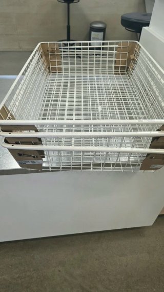 3 Cestas metálicas para armario 75 cm