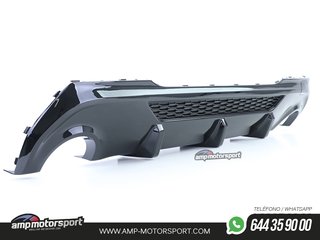 DIFUSOR TRASERO BMW SERIE 1 F40 2019-- NEGRO BRILLO