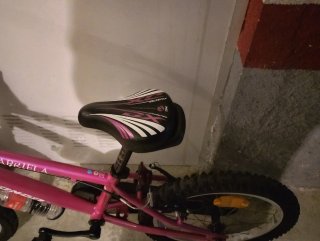 Bicicleta infantil rosa