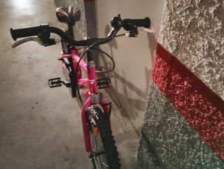 Bicicleta infantil rosa