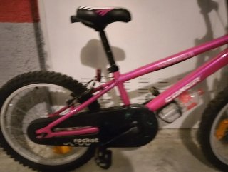 Bicicleta infantil rosa