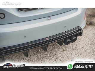 DIFUSOR TRASERO FORD FIESTA MK8 2017-- NEGRO MATE