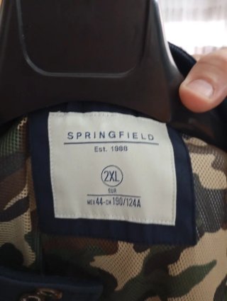 Cazadora Springfield Azul Talla XXL