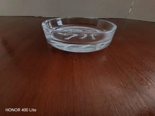 Cenicero/Plato Decorativo Caballo Cristal