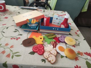Djeco Juego Hamburguesas Cocina Infantil