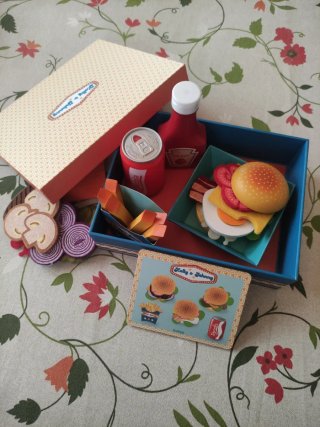 Djeco Juego Hamburguesas Cocina Infantil
