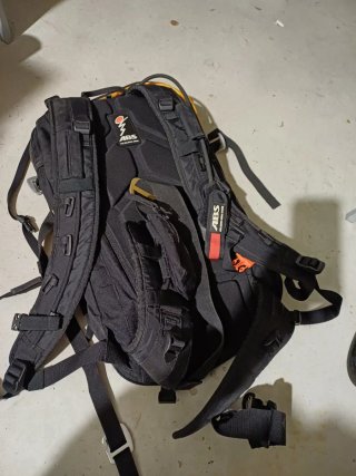 Mochila ABS Negra Anti avalanchas