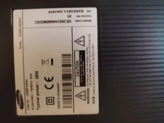 Televisión Samsung 26 Negra