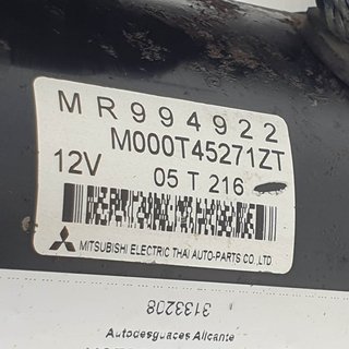 MOTOR ARRANQUE MITSUBISHI MITSUBISHI COLT BERLINA 3 (CZ) 2005-2009