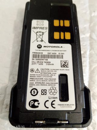 Batería Motorola IMPRES 7.4V 2100mAh.
