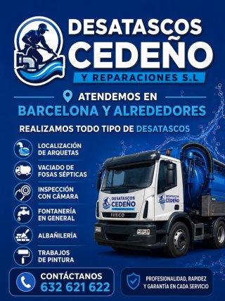 Desatascos Cedeno - Tuberías