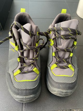 Zapatos de montaña Quechua grises y verdes