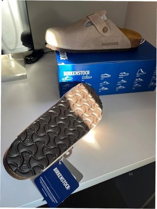 Birkenstock Boston Gris Talla 41
