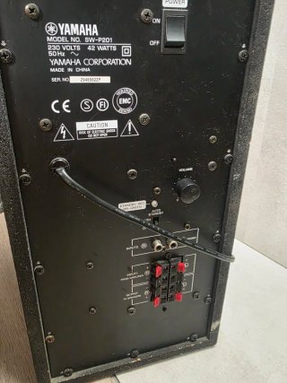 Altavoces 5.1 Yamaha y Subwoofer SW-P201