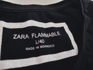 Camiseta Negra Algodón con Mensaje