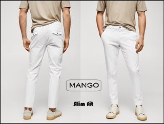 Pantalones Chinos MANGO (3 uds - Impecables)