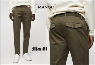 Pantalones Chinos MANGO (3 uds - Impecables)