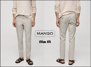 Pantalones Chinos MANGO (3 uds - Impecables)