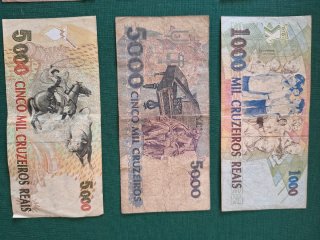 Lote Billetes Brasil Cruzeiros
