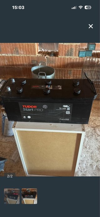 Batería Tudor Start PRO 140Ah funciona