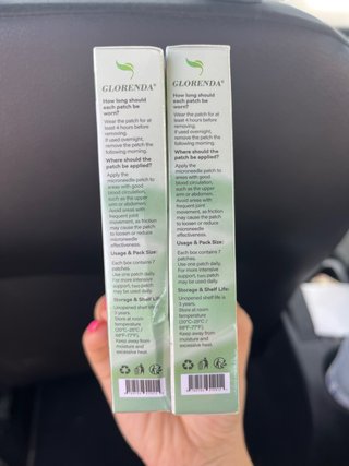 Parches Glorenda Moringa X Berberina 10 en 1