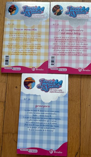 Lote de 15 libros de la colección Junie B. Jones.