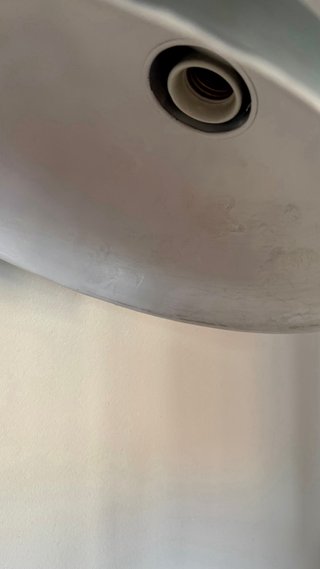 Candeeiro Industrial Vintage Cinza Metal