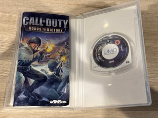 Call of Duty Roads to Victory PSP PAL ESP