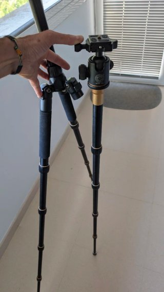 Trípode de fotografía profesional
