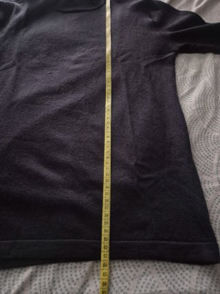 Jersey Armani Jeans Cuello Cisne Lana Negro