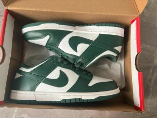Nike Dunk Low Verde/Blanco Talla 38