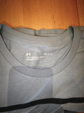 Camiseta Under Armour Talla L Azul Claro