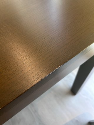 Mesa extensible Ikea Bjursta + 4 sillas tapizadas