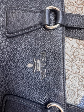 Bolso Prada Piel Negra Original