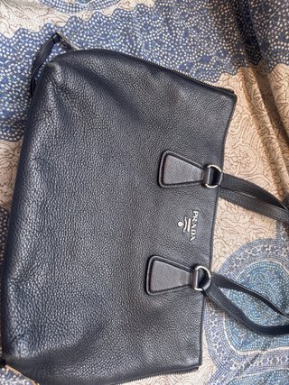 Bolso Prada Piel Negra Original