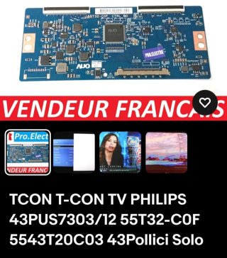 Placa T Philips 43PUS03/12