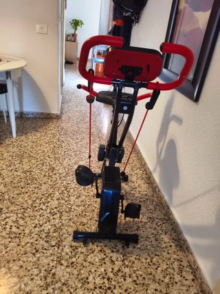 Bicicleta Estática Evoland con Pesas