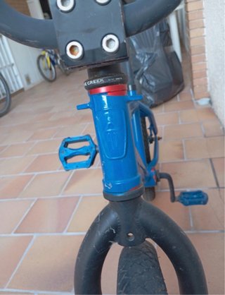 Bicicleta BMX azul