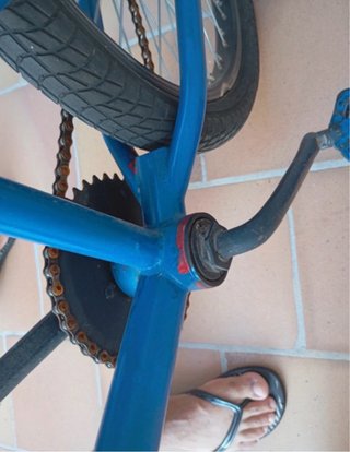 Bicicleta BMX azul