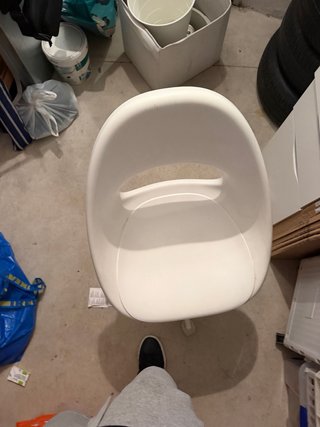 Silla escritorio blanca ikea