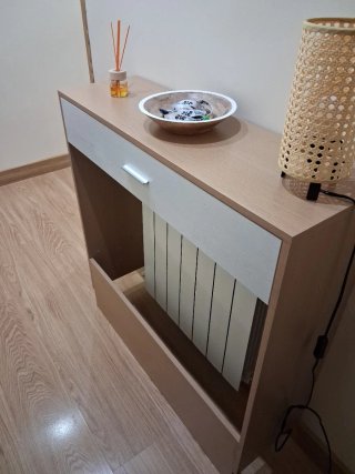 Mueble recibidor con cajón
