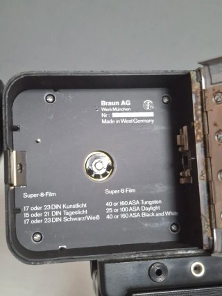 Cámara de cine Braun Nizo 148 XL