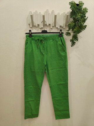 Pantaloni donna estivi verdi