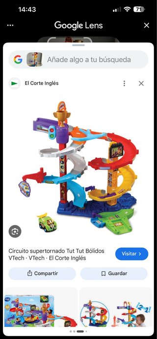 Torre Supertornado Vtech Tuc Tuc bolidos