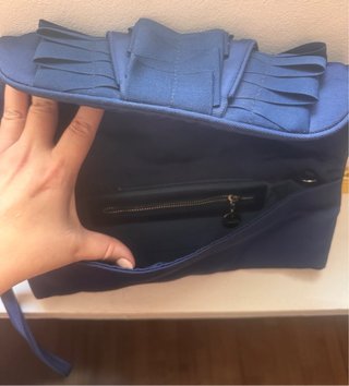 Bolso de fiesta Zara azul