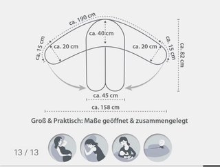 Cojín grande de maternidad Theraline + Bolsa