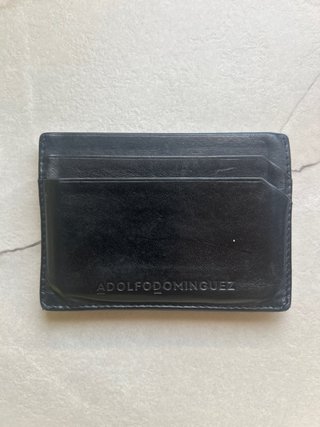 Tarjetero Adolfo Dominguez Piel Negro