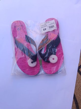 Chanclas Silver Talla 40 Fucsia